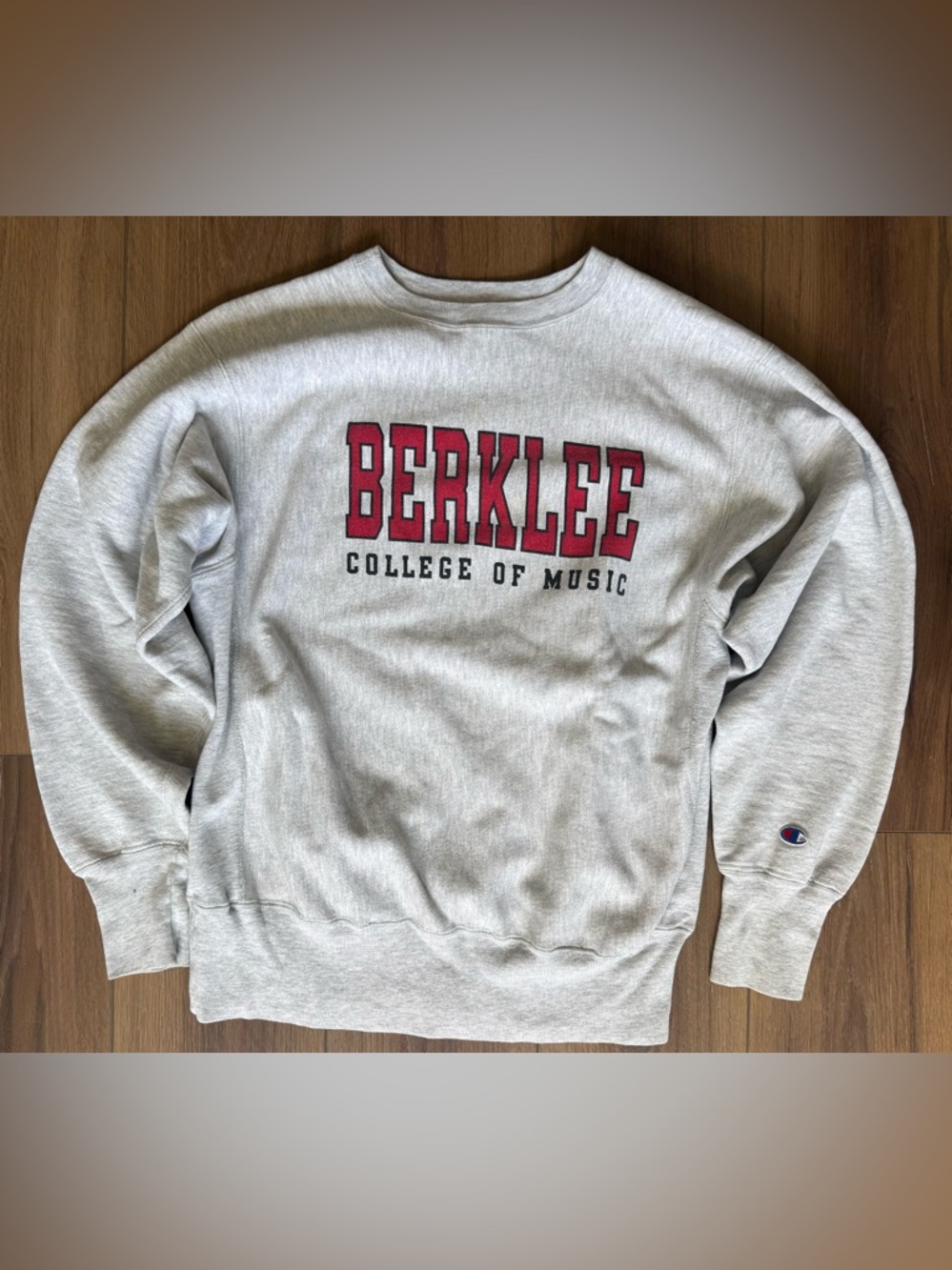 Vintage 80s Champion Reverse Weave Berkeley College Of Music Made In USA